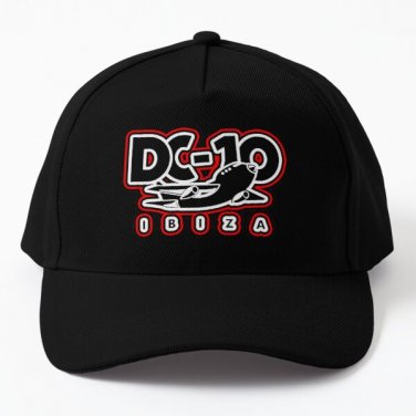 Dc 10 Ibiza Clubs Poster Circoloc Baseball Cap Hat Black Casquette