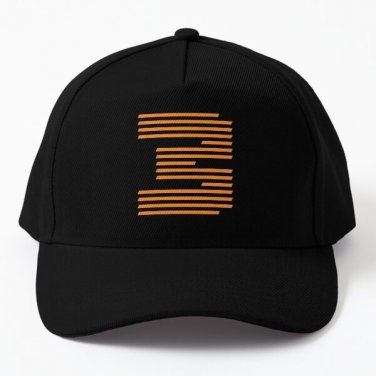 Dani3L Blue Baseball Cap Hat Black Printed Hip Hop