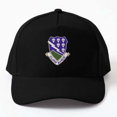 Currahee 506Th Infantry 101St Airbor Baseball Cap Hat Casquette Czapka Black Printed