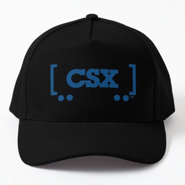 Csx Train Logo Baseball Cap Hat Casquette Czapka Hip Hop Black
