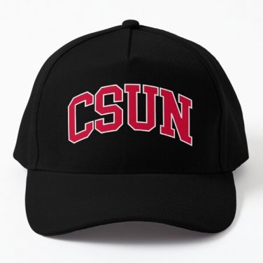 Csun College Font Curved Baseball Cap Hat Snapback Printed Czapka