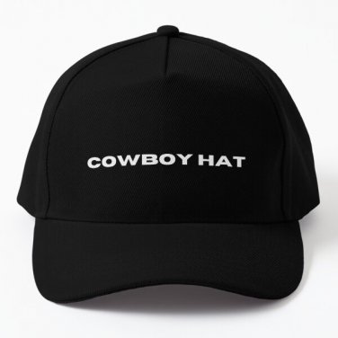 Cowboy Hat Baseball Cap Hat Hip Hop Black Printed Casquette Snapback Sun