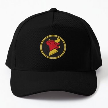Cow Chop Logo Baseball Cap Hat Women Mens Black Casquette Snapback