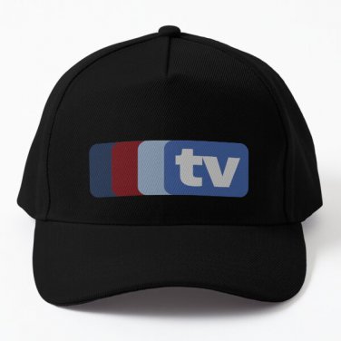 Corncob Tv Baseball Cap Hat Black Casquette Printed