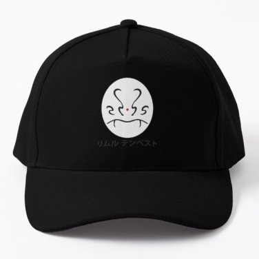 Copy Of Rimuru Tempest Mask Black Baseball Cap Hat Black Casquette Snapback Hip Hop