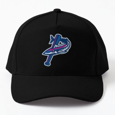 Cool Pensacola Blue Wahoos Icon Baseball Cap Hat Hip Hop Black Snapback