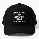 Coffee And Anxiety Baseball Cap Hat Black Casquette Snapback Hip Hop Czapka Printed