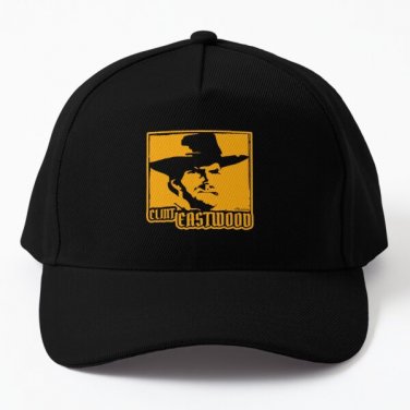 Clint Eastwood Baseball Cap Casquette Hat Snapback Black