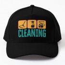 Cleaning Equipment Icons Declutter Unifo Baseball Cap Casquette Hat Black