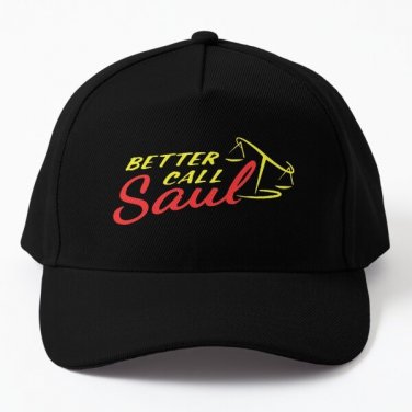 Classic Better Call Saul Baseball Cap Hat Czapka Hip Hop Printed Snapback Black