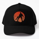 Circle Orange Baseball Cap Hat Casquette Snapback Black Mens Women