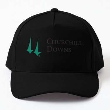 Churchill Downs Race Track Baseball Cap Hat Black Hip Hop Czapka