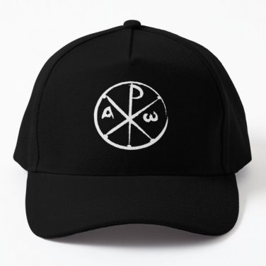Christogram Chi Ro Baseball Cap Casquette Hat Snapback Women Black
