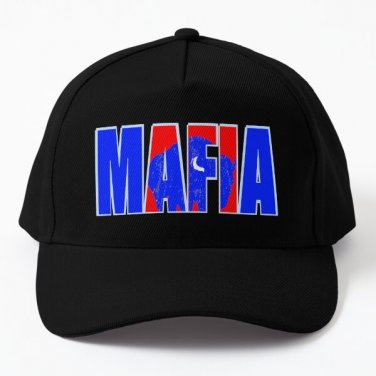 Bills Mafia Vintage Baseball Cap Hat Czapka Printed Snapback Black Hip Hop