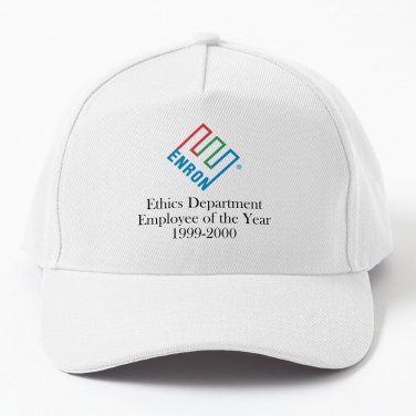Enron Ethics Department Satire P&Atilde;&iexcl;r&Atilde;&sup3;d Unisex S For 2 Baseball Cap Hat Casquette Snapback
