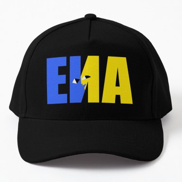 ENA FACE TYPOGRAPHY Baseball Cap Unisex Hat Casquette Snapback