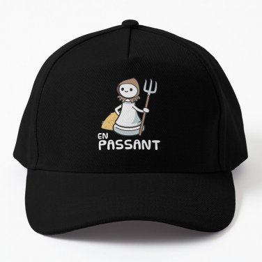 En Passant Chess Joke Baseball Cap Unisex Hat Casquette Snapback