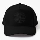 DHC-2 Beaver Floatplane & Mountains Black Ink Baseball Cap Hat Casquette Snapback