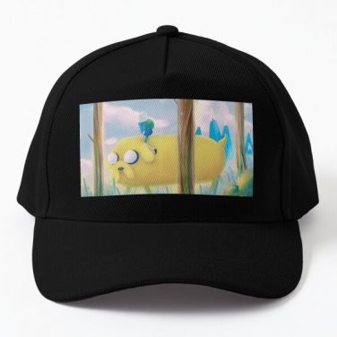 Finn And Jake Adventure Baseball Cap Hat Black Casquette Women Mens