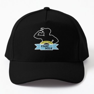 Fight Milk Baseball Cap Hat Printed Hip Hop Snapback Czapka