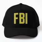 Fbi Baseball Cap Hat Casquette Black Printed Snapback Czapka Fish