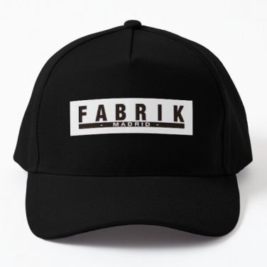 Fabrik Madrid Baseball Cap Hat Printed Czapka Black Snapback