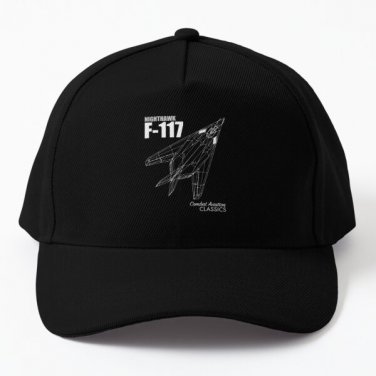 F 117 Nighthawk Baseball Cap Hat Mens Women Black Casquette Snapback