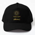 Expo 2020 Baseball Cap Hat Snapback Black Printed Hip Hop Casquette