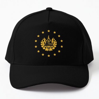 Escudo De El Salvador En Oro Elegante D Baseball Cap Casquette Hat Mens Women Black