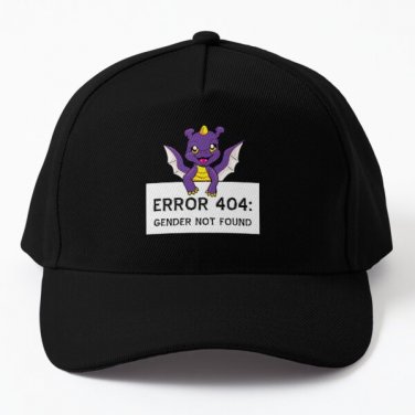 Error 404 Gender Not Found Enby Non Baseball Cap Hat Women Casquette Mens