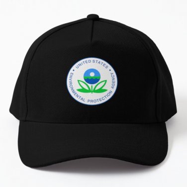 Epa Logo Baseball Cap Hat Czapka Hip Hop Black Printed
