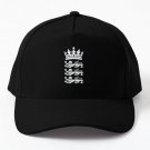 England Cricket Team Logo Baseball Cap Hat Black Casquette Printed