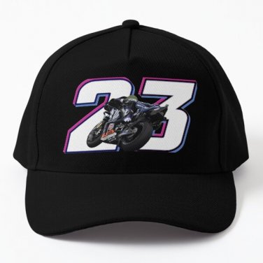Enea Bastianini 23 Baseball Cap Hat Black Printed Snapback Casquette Czapka Sun
