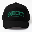Endicott College Font Curved Baseball Cap Hat Snapback Czapka Casquette Hip Hop Black