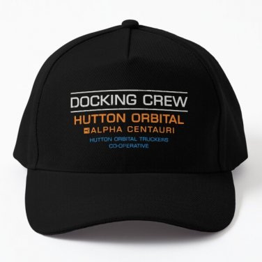 Elite Dangerous Docking Crew Hutton Orb Baseball Cap Hat Casquette Black Printed