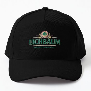 Eichbaum Logo Baseball Cap Hat Mens Casquette Black Snapback Women