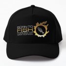 Edgy Fsh Baseball Cap Hat Czapka Black Hip Hop Printed Snapback Casquette