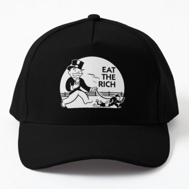 Eat The Rich Baseball Cap Hat Black Casquette Women