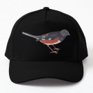 Eastern Towhee Bird Species Art Baseball Cap Casquette Hat Black