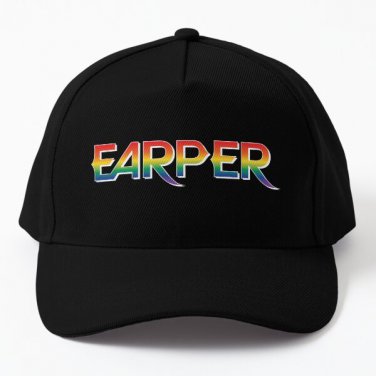 Earper Baseball Cap Hat Black Printed Czapka Casquette Hip Hop