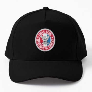 Eagle Scout Badge Baseball Cap Hat Mens Women Black Casquette