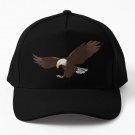 Eagle Flying Baseball Cap Hat Casquette Snapback Mens Black