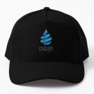 Drip Logo Baseball Cap Hat Hip Hop Casquette Black Czapka