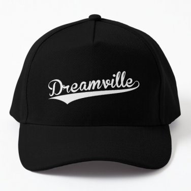 Dreamville J Cole Dreamville Baseball Cap Hat Black Hip Hop Snapback Czapka Printed