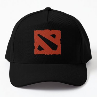 Dota 2 Logo Artwork Baseball Cap Hat Black Women Casquette Mens