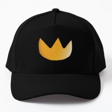 Dog Man Badge Costume Fan Art Baseball Cap Hat Black Casquette