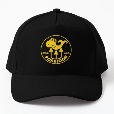 Diving Sports Station Baseball Cap Hat Snapback Black Czapka Hip Hop Printed