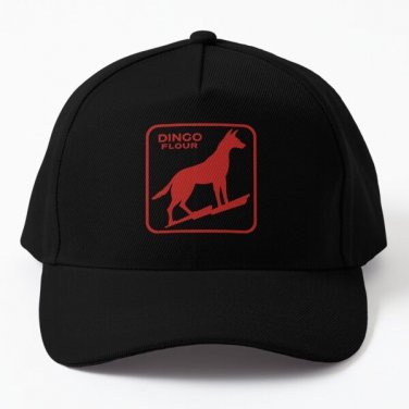 Dingo Flour Baseball Cap Hat Snapback Czapka Casquette Black Printed Hip Hop Fish