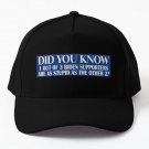 Did You Know 1 Out Of 3 Biden Supporters Baseball Cap Hat Casquette Snapback