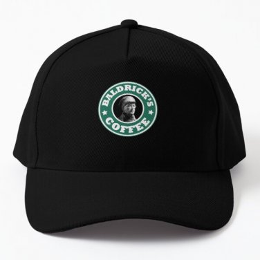 Design Baldrick Is Coffee Logo Baseball Cap Hat Snapback Mens Hip Hop Casquette